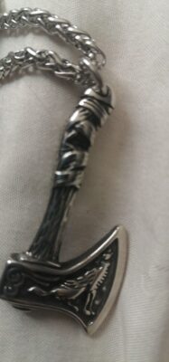 Norse Odin Axe Pendant- Stainless Steel photo review