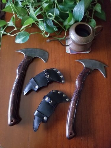Hand-Forged Tomahawk 'BEAR HUNTER' photo review