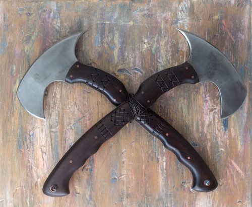 Hand-Forged Tomahawk 'BEAR HUNTER' photo review