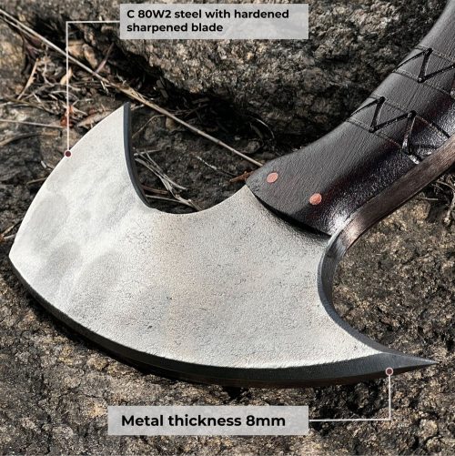 hand forged tomahawk nanookancientsmithyancientsmithy 995684 Hand-Forged Tomahawk 'BEAR HUNTER'