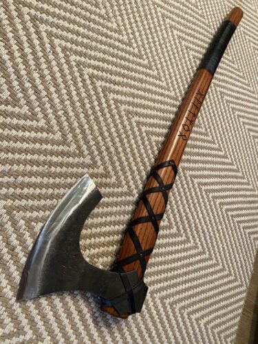 Hand Forged Axe 'Ragnar Lothbrok' photo review